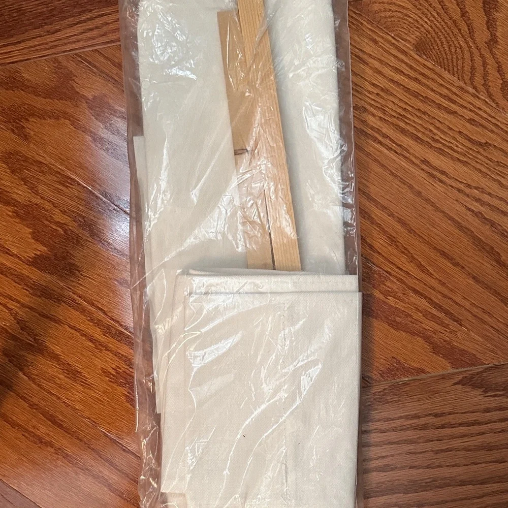 Director's Chair Cover in White. Never used. Dimensions listed.